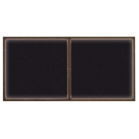 United Visual Products Open Faced Traditional Corkboard, 12x36" UV639A-WHITE-BUFF